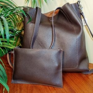 Large Purse with Matching Clutch